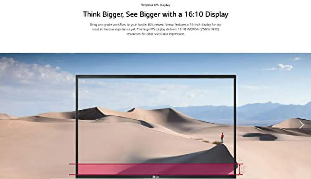 gram Ultra-Light Laptop, Evo i7-1165G7, 16"  (2560 x 1600)  16:10 2in1 Touch Display, 21 Hr Battery Life, Wi-Fi 6, Thunderbolt 4, Stylus Pen, Fingerprint, Webcam (16GB  | 512GB PCIe )