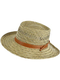 Kenny K Unisex Rush Straw 3 Inch Brim Gambler Hat