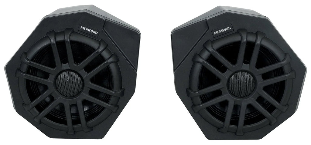 (2) Memphis CANAMX365FE Speakers+Pods+ Tower Speakers+Amp For 2017+ Can Am X3