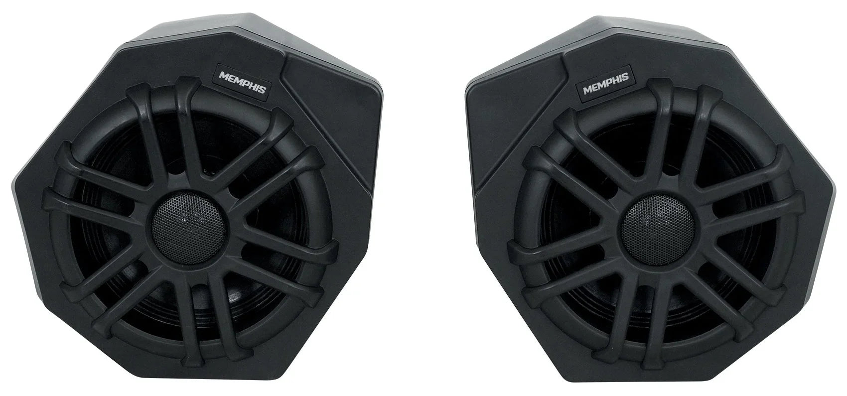 (2) Memphis CANAMX365FE Speakers+Pods+ Tower Speakers+Amp For 2017+ Can Am X3