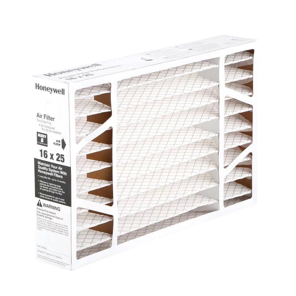 High Efficiency Air Cleaning Filter -  8 - 16x25x4 in (2-ct Value Pack)