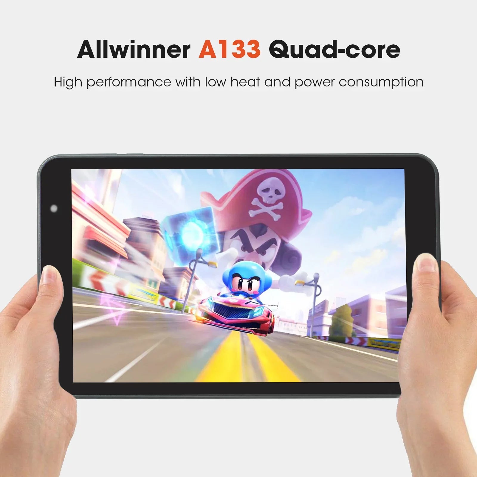 weelikeit Tablet 8 inch Android 13 Tablets with WiFi, Quad-Core Processor Tablet  with 4(3+1)  32GB , 1280x800  Display, Dual Camera, Bluetooth5.0(Black)