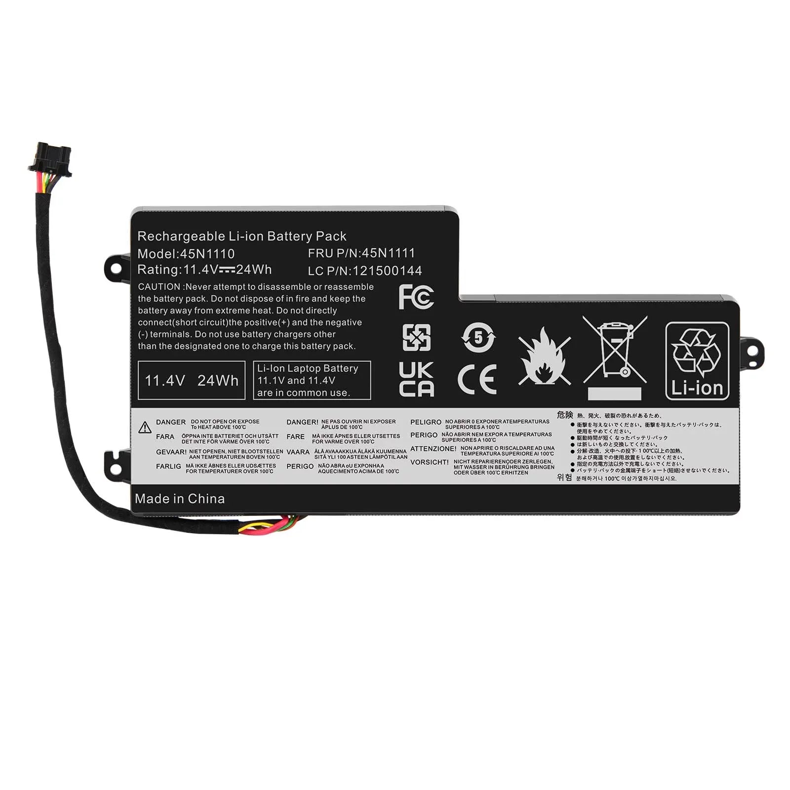 Battery for Lenovo ThinkPad T440S T440 T450s T460 X240 S440 S540   45N1112 / 45N1113