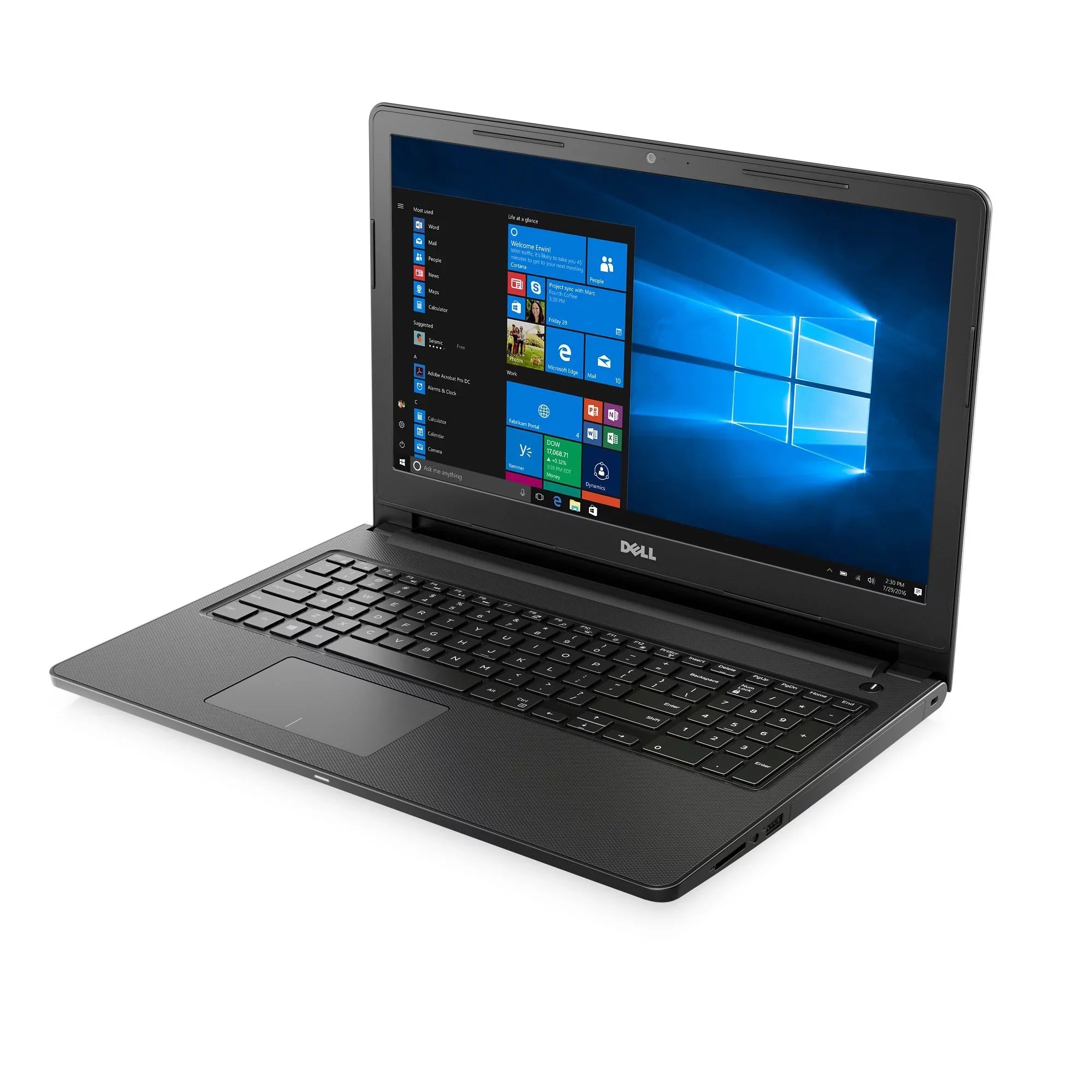Dell i3567-3465BLK 15.6 Laptop Computer (Intel i3, 128GB , 8GB DDR4, Win 10, Intel  graphics 620)