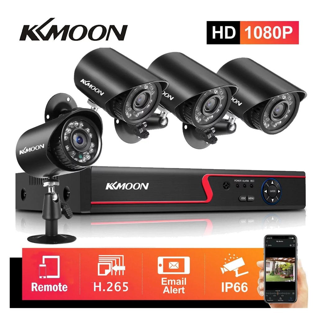 KKmoon Digital Video Recorder, Full  1080P 8CH   Recorder with Remote Phone Monitoring
