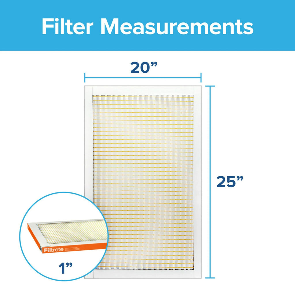 Filtrete 20x25x1,  10, Micro Particle Reduction  Furnace Air Filter, 800 , 4 Filters
