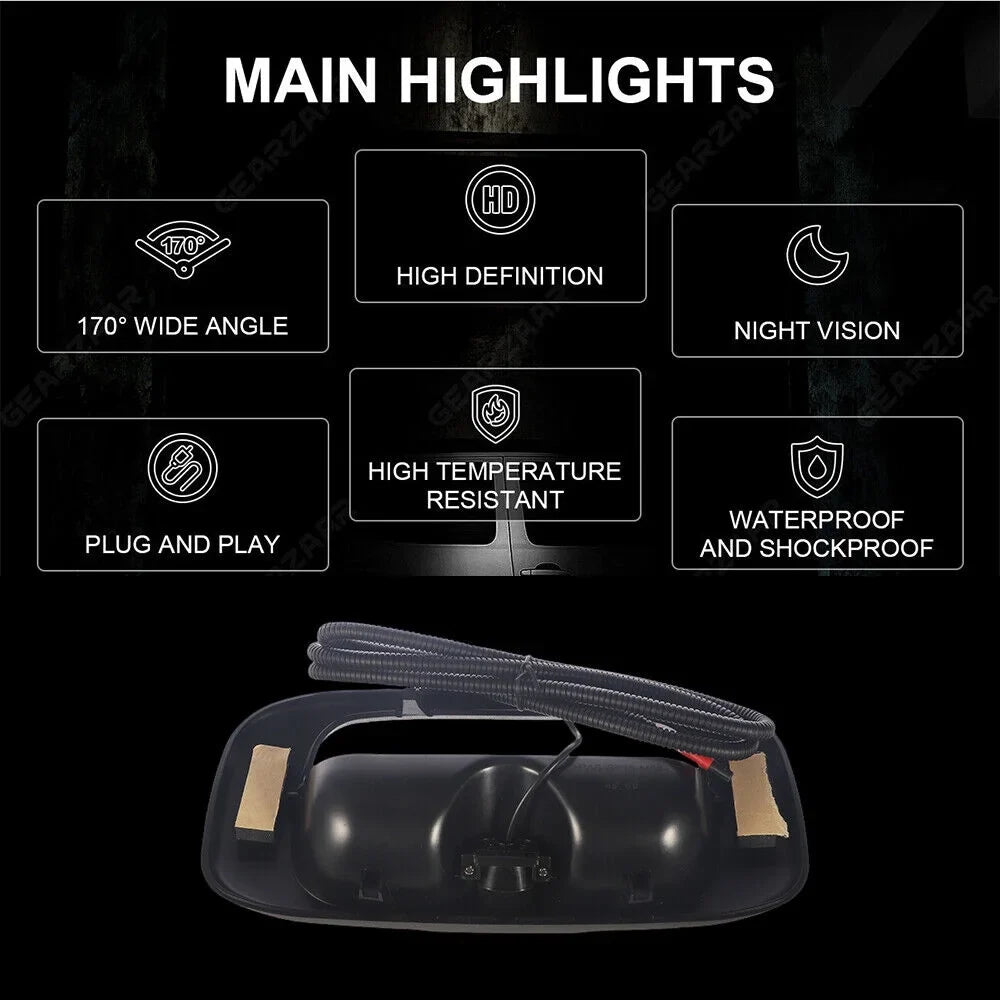 KingFurt Night Vision Waterproof High Resolution Chevy  Silverado/Sierra Rear View Backup Camera