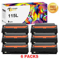 Toner Bank 6-Pack Compatible Toner for Samsung -D115L 115L use with Xpress -M2620 -M2670 -M2830DW -M2880FW -M2820DW -M2870FW Printer 6 * Black