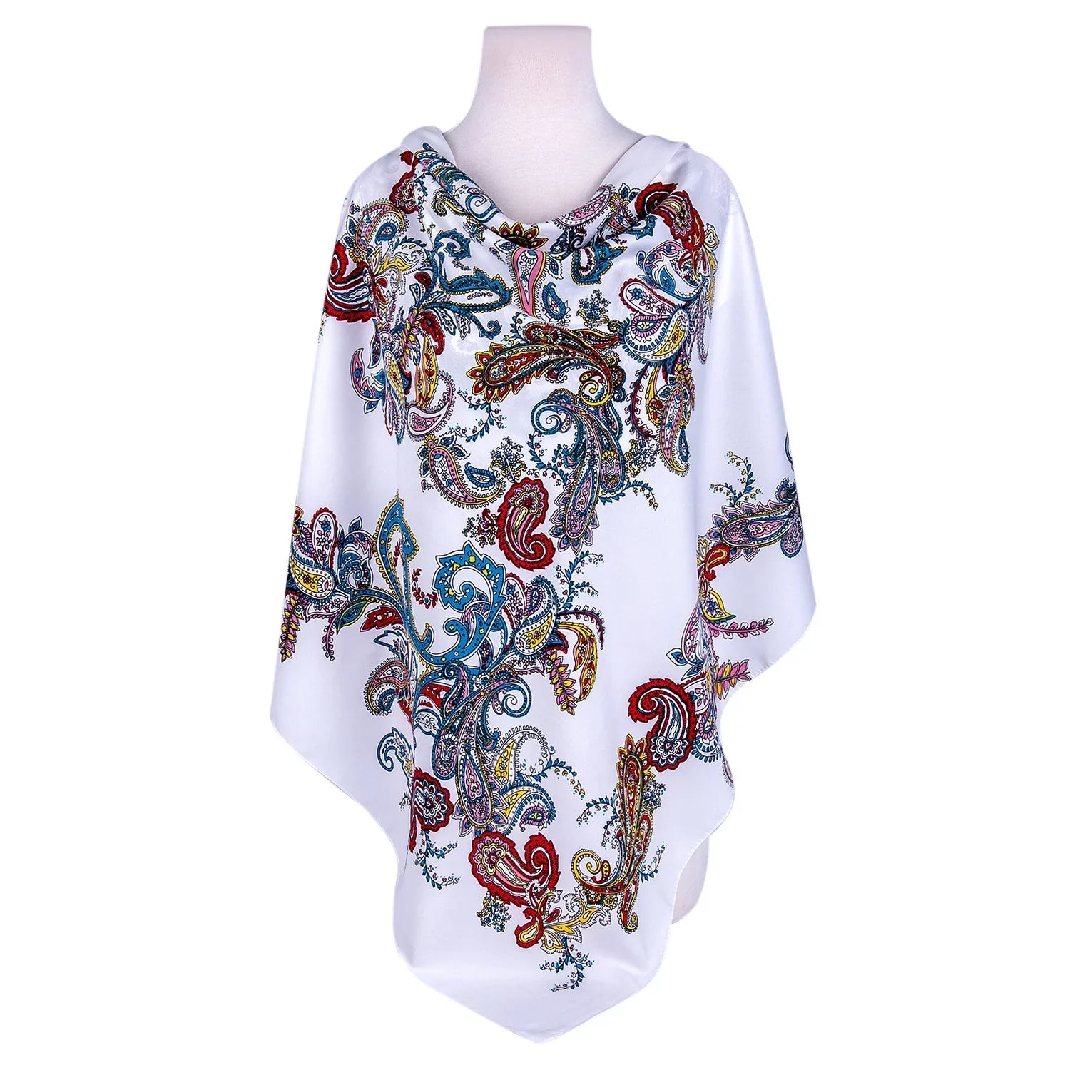 Evening Shawl and Wrap for Women Magic Land Silk Shawl 39x39” (100x100 cm) Travel Scarf Tops Fashion Shawl for Wedding
