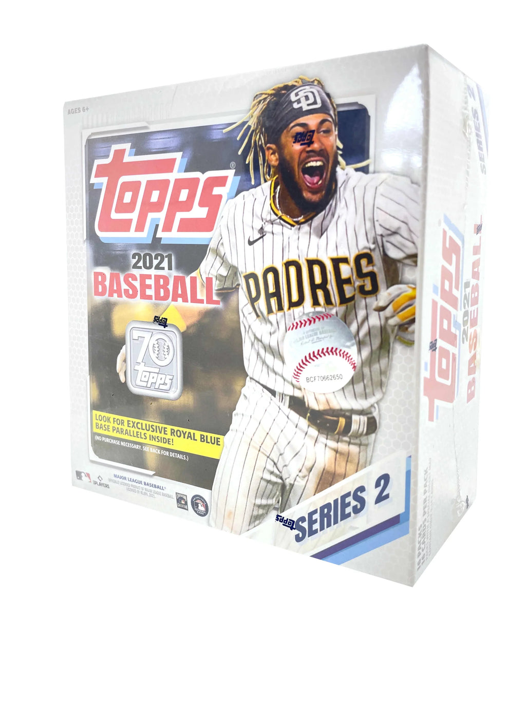 2021 Topps  Baseball Trading Cards Series 2 Baseball Mega Box- Includes Exclusive Blue Base Parallel