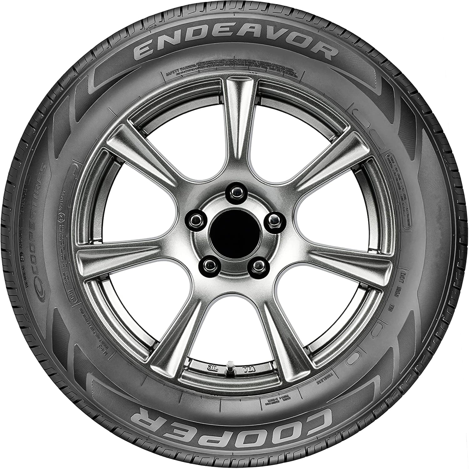Set of 4 () Cooper Endeavor 225/50R17 98V   A/S All Season Tires Fits: 2012-15 Chevrolet Cruze , 2012-18 Ford Focus Electric