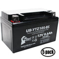 5-Pack UpStart Battery Replacement for 2011 Yamaha FZ8 800CC Factory Activated, Maintenance Free, Motorcycle Battery - 12V, 8.6Ah, -YTZ10S-