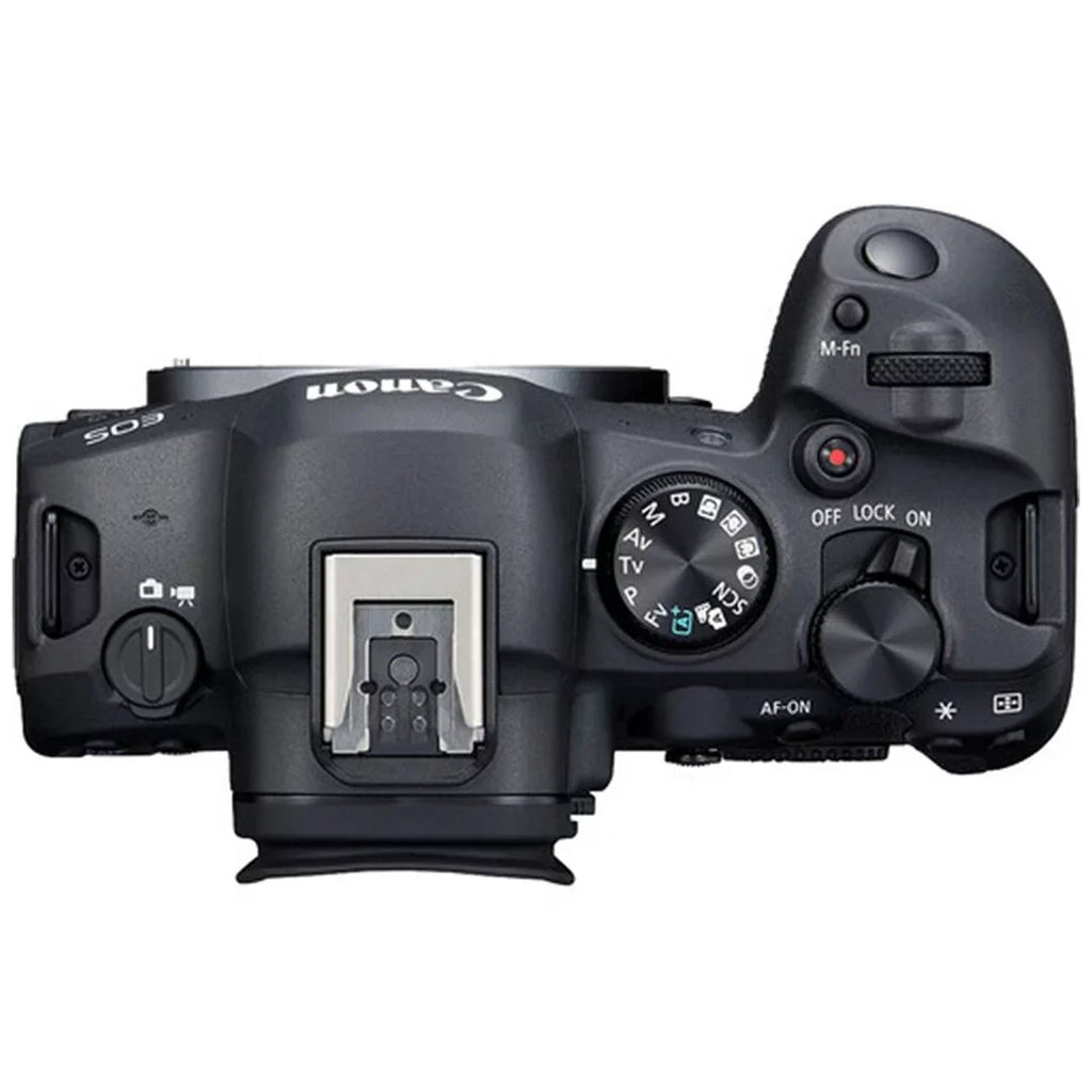 Canon  R6 Mark  Mirrorless Camera with  24-105mm Lens + Mount Adapter + 2 Pack SanDisk 32GB Memory Card +  Flash + Case + ZeeTech Accessory