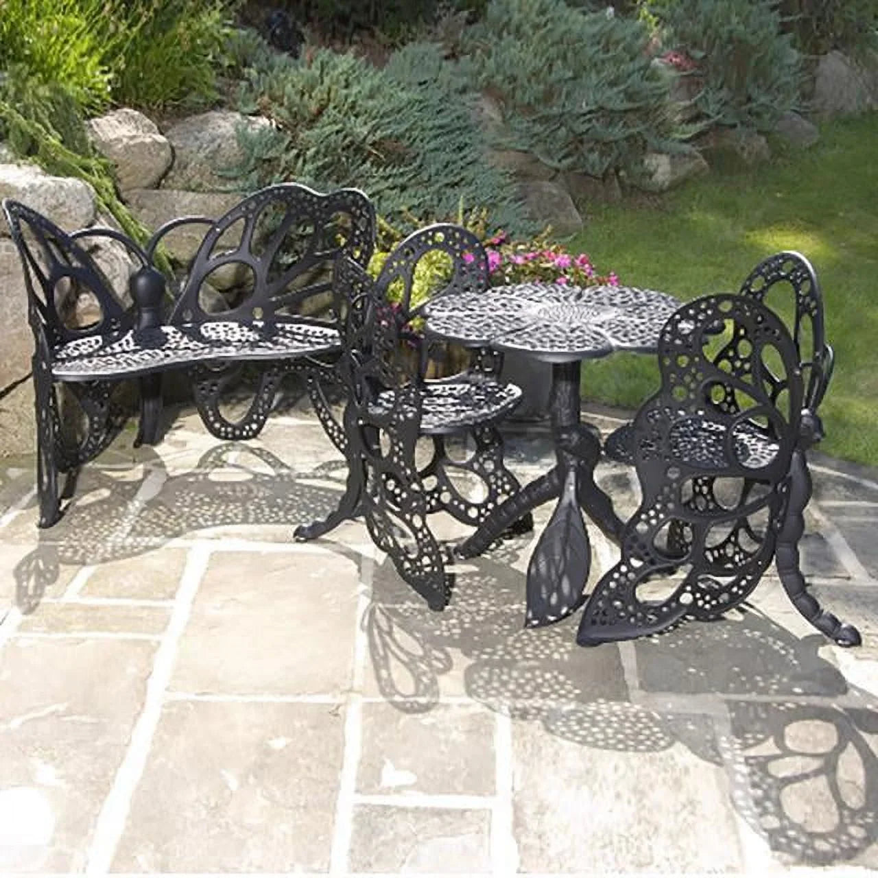 FlowerHouse  Butterfly Deluxe Garden Set - Black