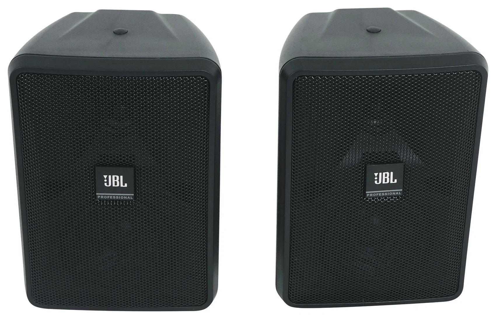 (6)  Control 23-1 Black 3" Indoor/Outdoor 70v Commercial Wall Speakers + Amp