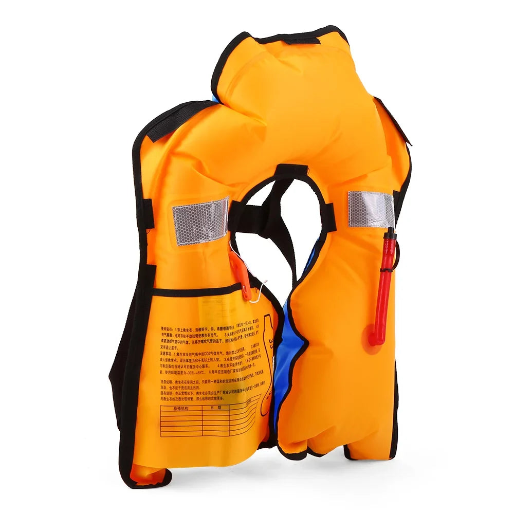 Tomshoo Manual Inflatable Adult Water Sports Swiming Fishing Survival Jacket