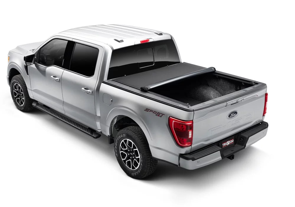 TruXedo Pro X15 Soft Roll Up Truck Bed Tonneau Cover | 1498301 | Compatible with 2015 - 2023 Ford F-150 6' 7" Bed (78.9") , Black