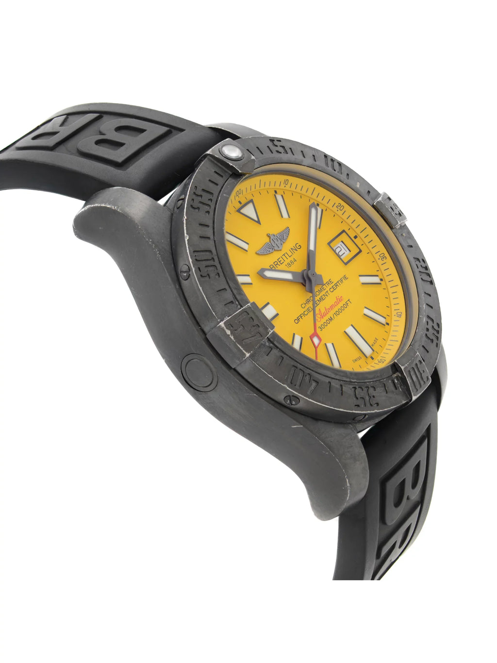 Breitling Avenger  Seawolf Black Steel Automatic Mens Watch M17331E2/I530-153S