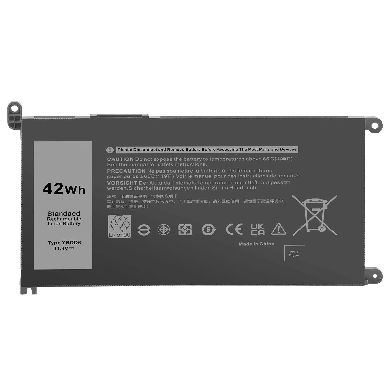 YRDD6 Battery for Dell Inspiron 15 3582,Inspiron 15 3493,Inspiron 15 3583,Inspiron 15 3593,Inspiron 15 3793