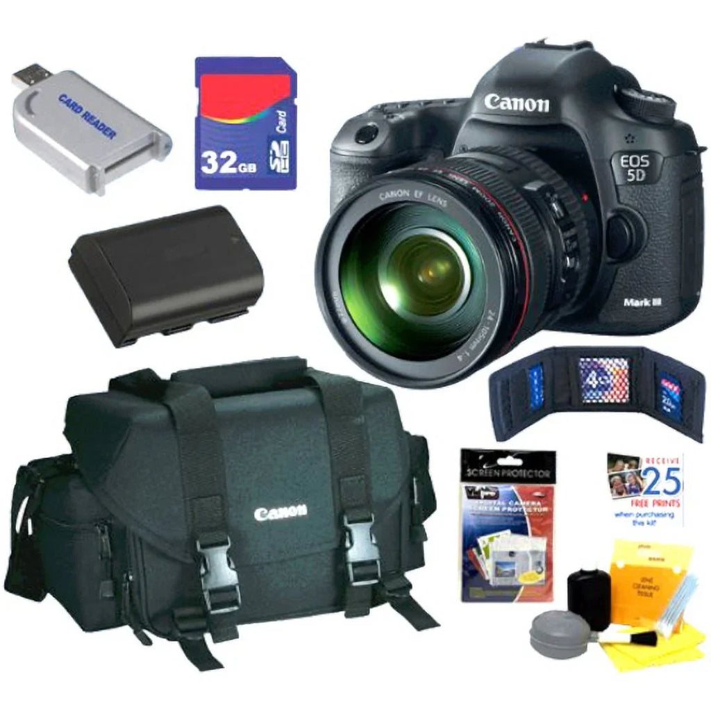 Bundle  5D Mark  22.3  Full Frame  Digital  Camera with  24-105mm f/4 L   Lens