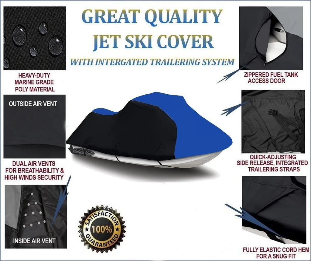 /  -, 600  Cover Compatible for Kawasaki Ultra  2007 2008 2009 2010 2011 2012 2013 2014 15 2016 2017 2018 2019 2020 2021 2022 Jet Ski  Watercraft Cover