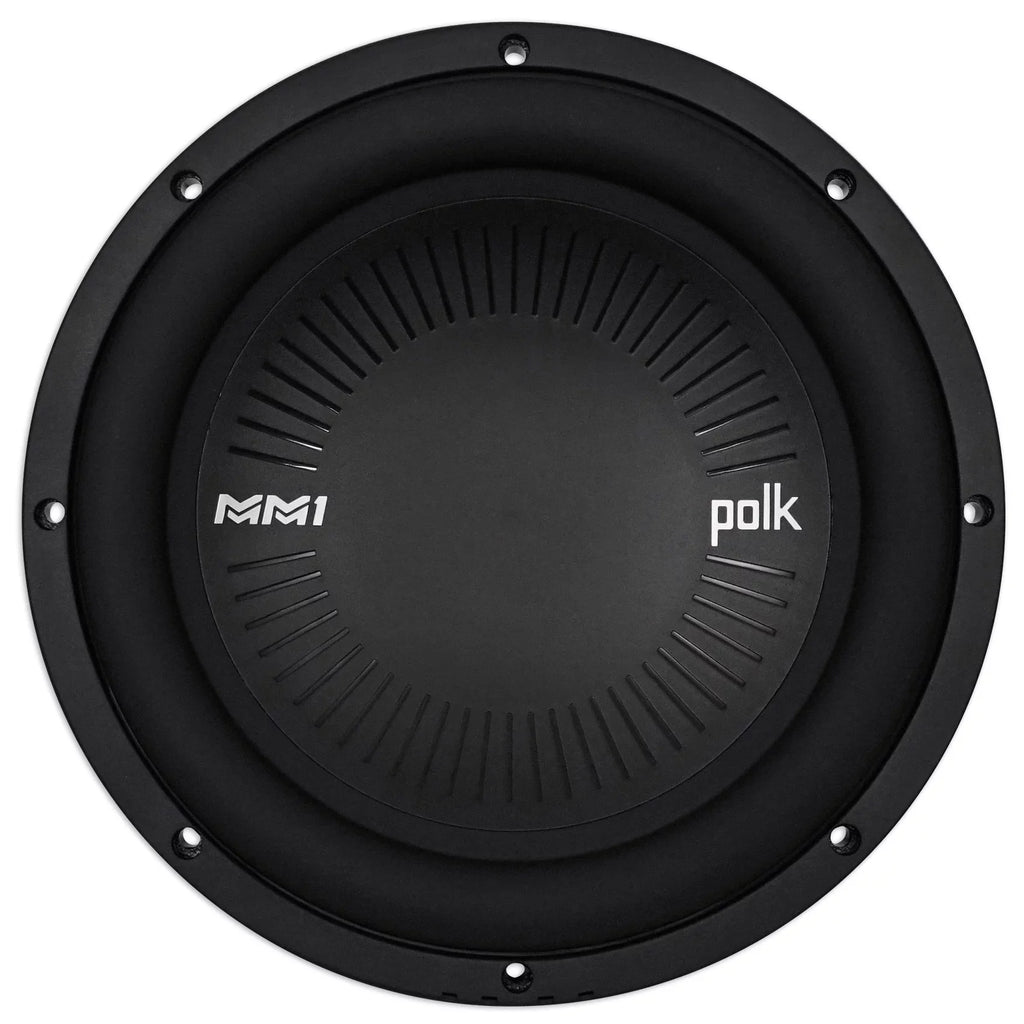 (2) Polk Audio MM1042DVC 10” 2400w Car Audio Subwoofers+Vented Sub Box Enclosure