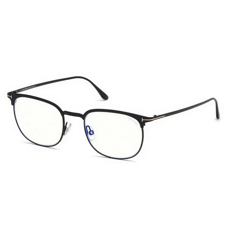 Eyeglasses Tom Ford  5549 -B 002 Matte Black Enamel, / Blue Block Lenses