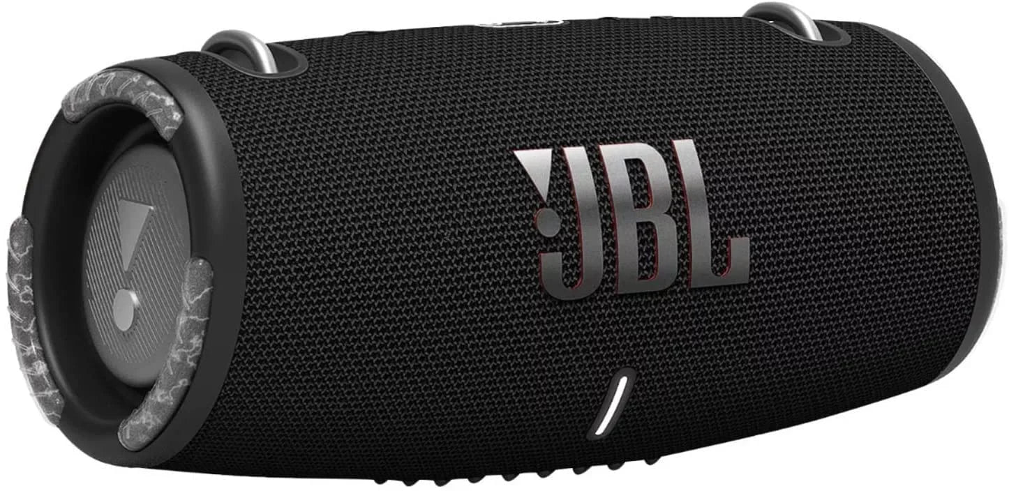 Xtreme 3 - Portable Bluetooth Speaker Bundle with Silicone Carrying Sleeve Cover (Black w/Red Sleeve)