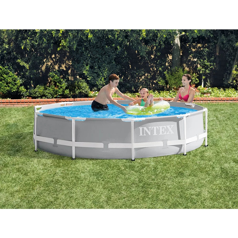 10' x 30" Prism Frame Above Ground Swimming Pool and Maintenance Kit