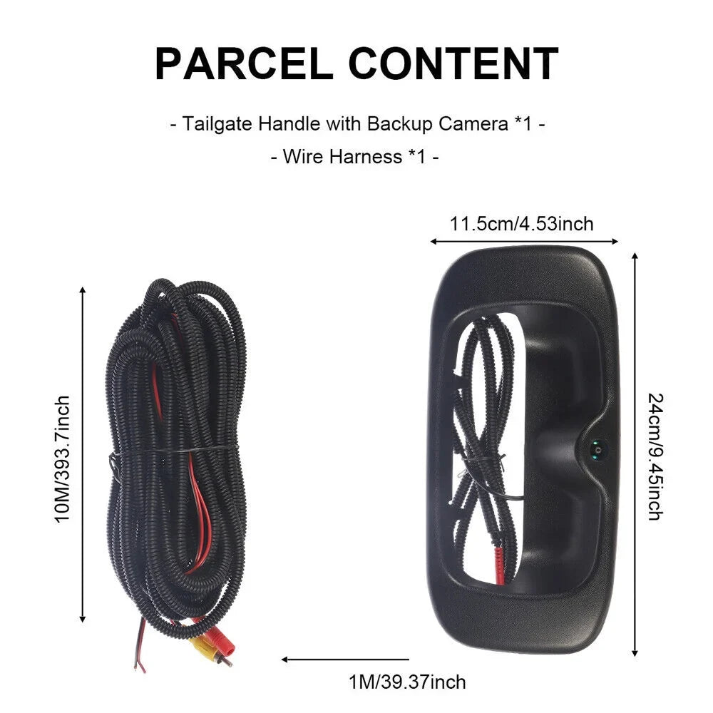 KingFurt Night Vision Waterproof High Resolution Chevy  Silverado/Sierra Rear View Backup Camera