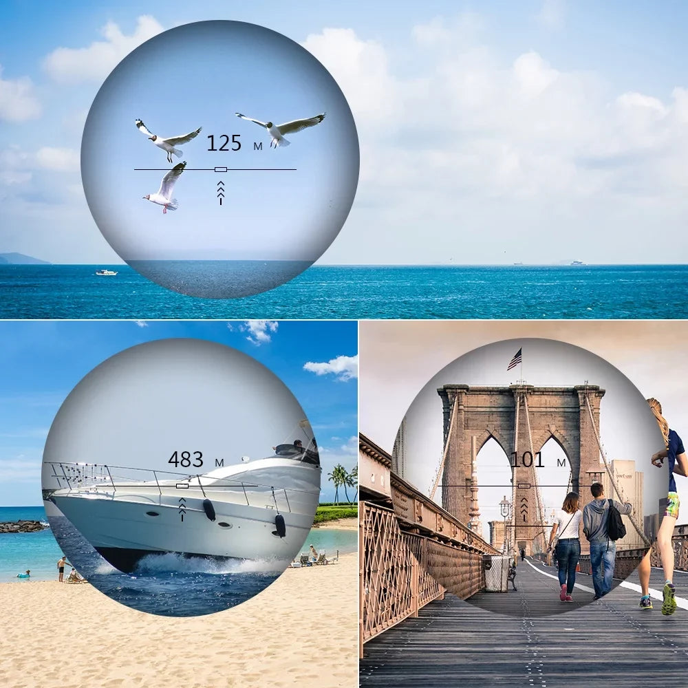 Aibecy Rangefinders,Speed Tester Measurement / 600m / Distance Meter Speed 500m / 600m Tester Measurement Telescope Saante Zonewd Siuke Iuppa Telescope 6x 500m