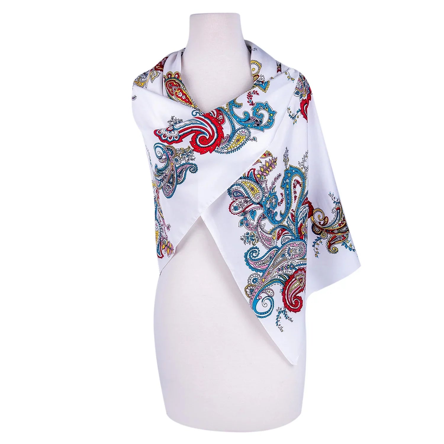 Evening Shawl and Wrap for Women Magic Land Silk Shawl 39x39” (100x100 cm) Travel Scarf Tops Fashion Shawl for Wedding