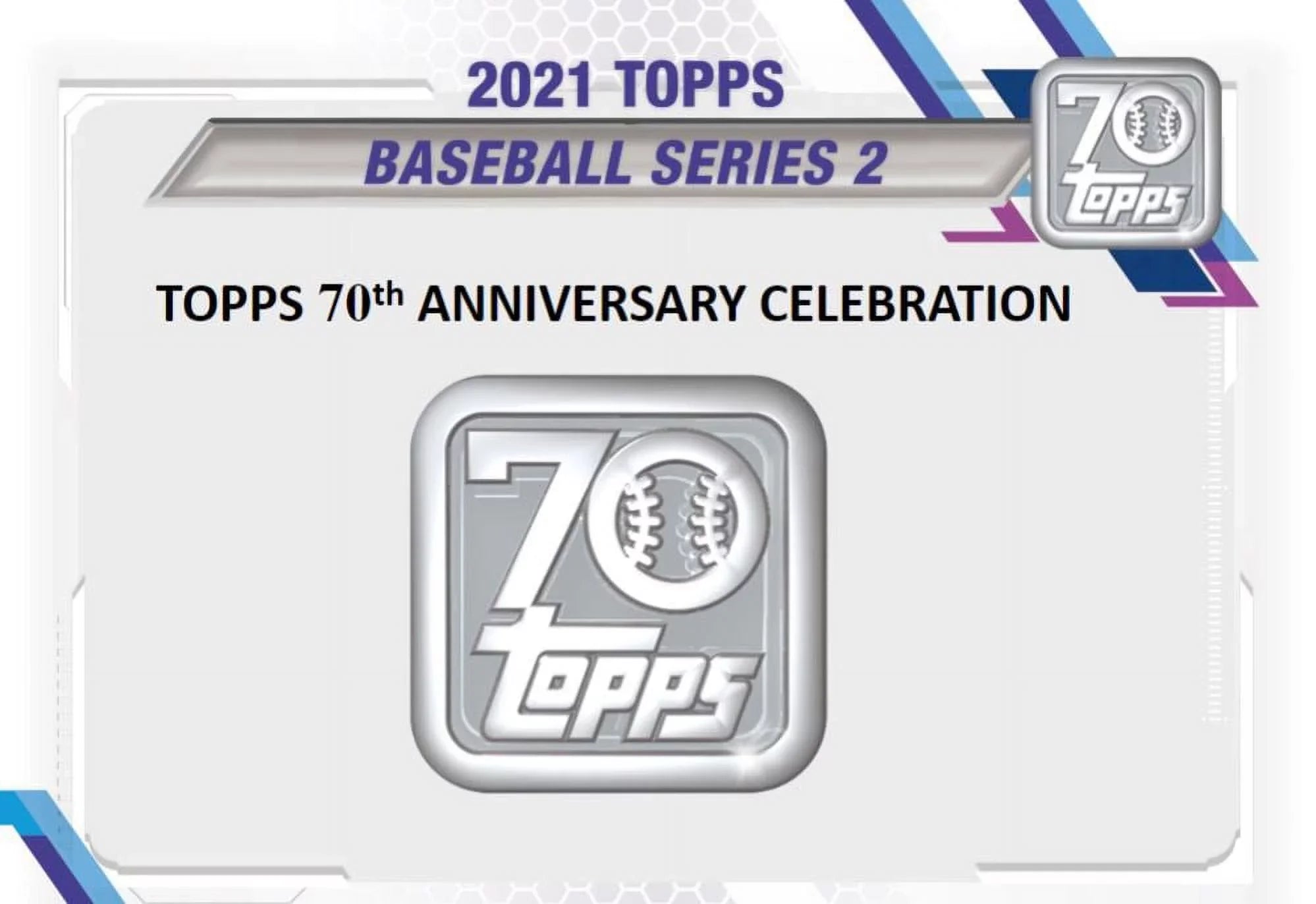 2021 Topps  Baseball Trading Cards Series 2 Baseball Mega Box- Includes Exclusive Blue Base Parallel