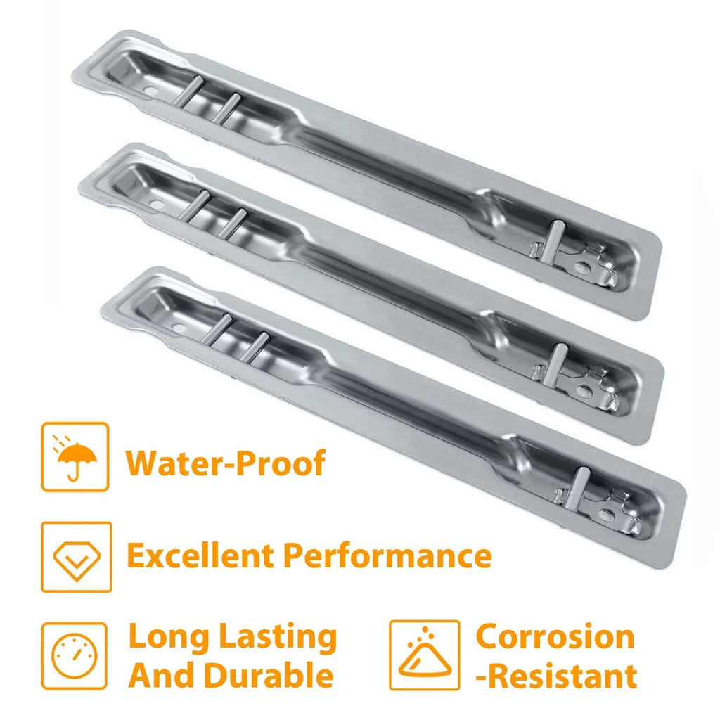 Rear Seat Brackets Fit for 2007-2018 Mercedes Benz Sprinter Models Set of 3 Steel Silvery