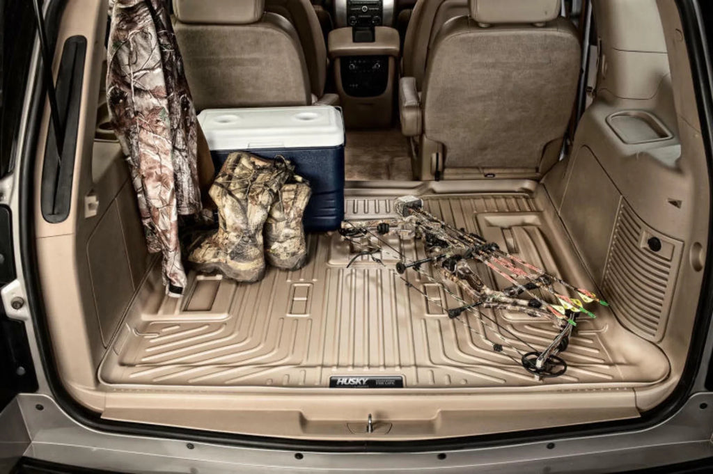 Husky by RealTruck Weatherbeater Series Cargo Liner Black Compatible with 10-22 Toyota 4Runner; Third row of Seats