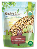 Food to Live Organic California Pistachios (In Shell, Roasted and Salted, Non-, Bulk) (2 Pounds)