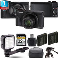 Canon PowerShot G7 X Mark  Digital Camera (Black) + Extra Battery +  +1 Yr Warranty
