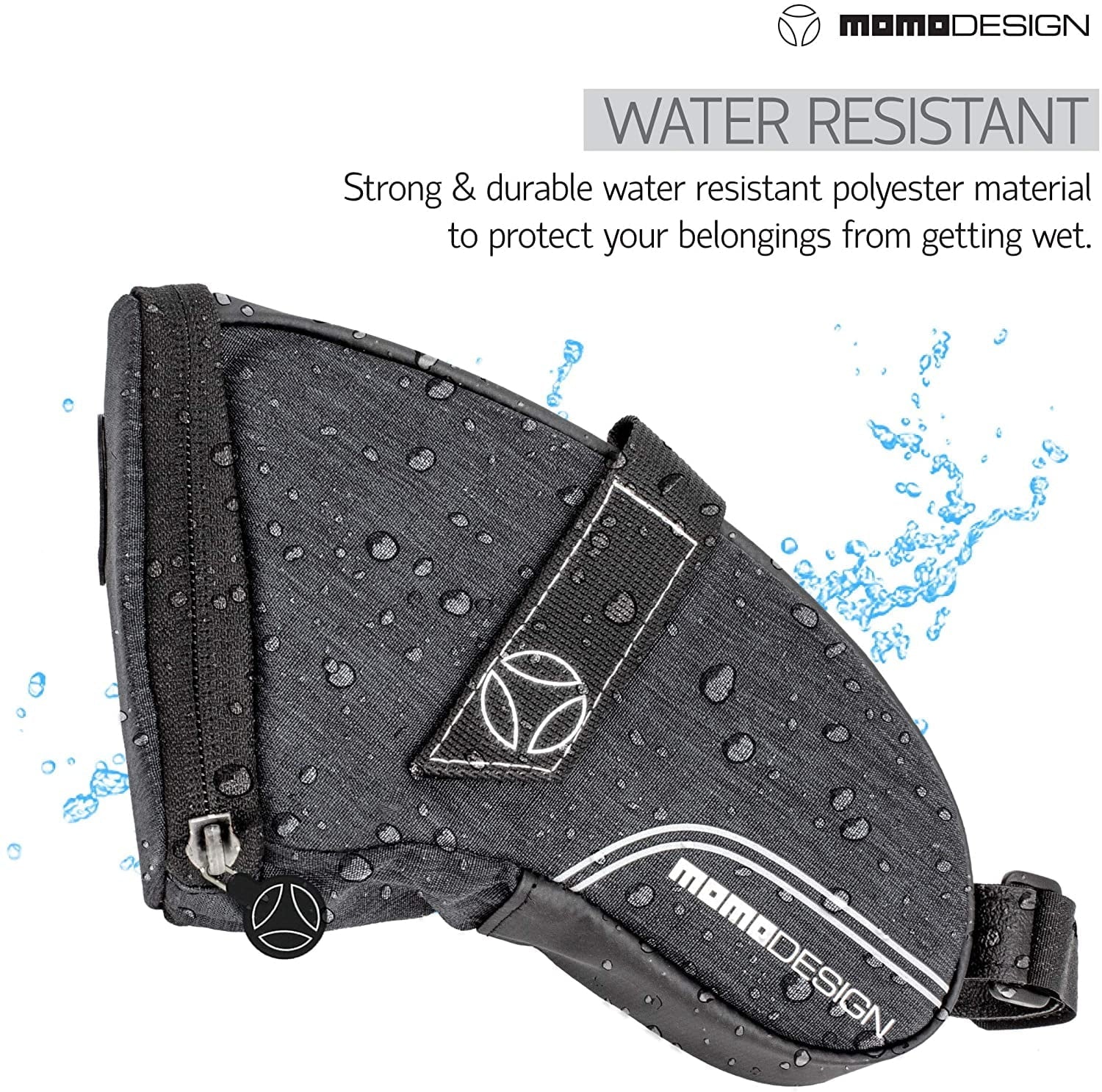 Bike  Saddle Bag  Weather Safe  Perfect for Storage  Led Tail Light & Reflective Design  Capacity of 1.2 L