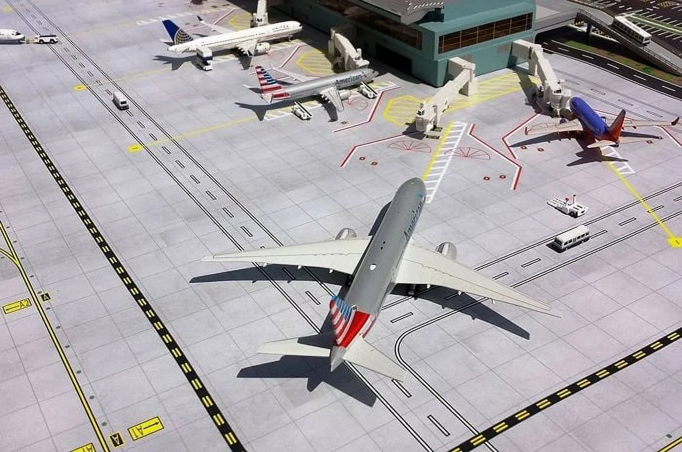 Gemini Jets 1-400  Terminal Set  Airport Airside - Land Side 1-400