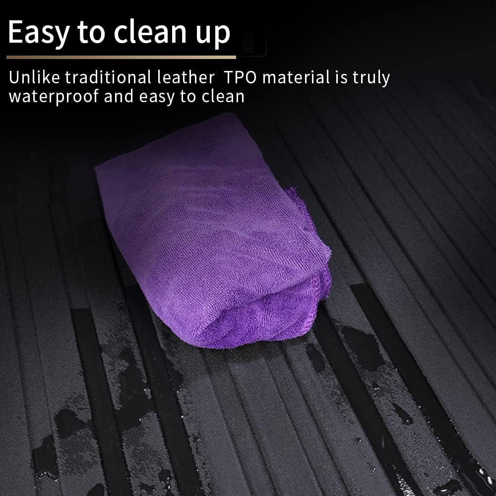 Upgrade Camry Cargo Liner |  Custom Fit Trunk Mat for 2018-2023 Toyota Camry & Camry Hybrid Accessories, Rubber Cargo Mat Trunk Liner Floor Mat for Toyota Camry 2018 2019 2020 2021 2022 2023