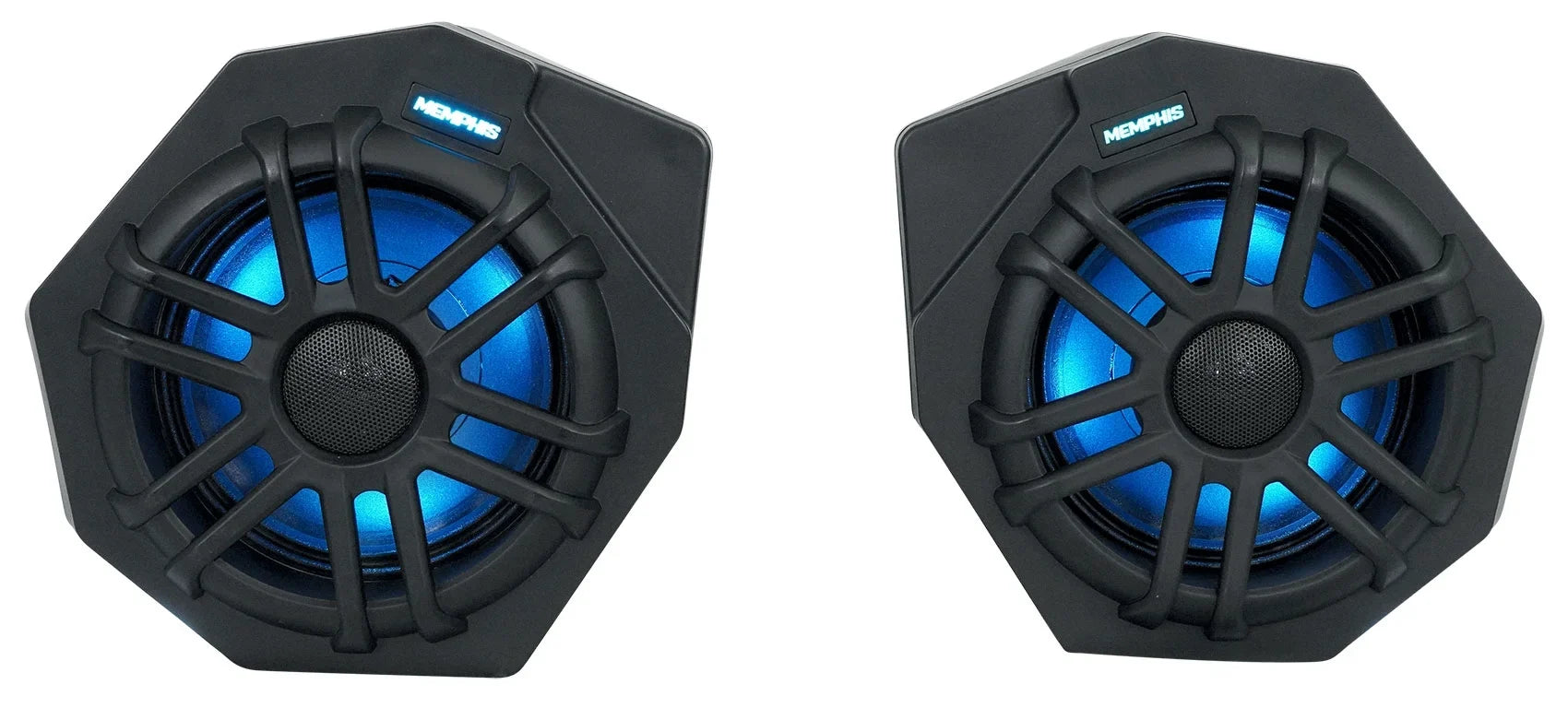 (2) Memphis CANAMX365FE Speakers+Pods+ Tower Speakers+Amp For 2017+ Can Am X3