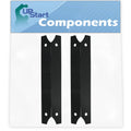 2-Pack  Grill Heat Shield Plate Tent Replacement Parts for Charmglow 8106320B - Compatible Barbeque Porcelain Steel Flame Tamer, Flavorizer Bar, Vaporizer Bar, Burner Cover 17 3/4"