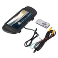 Lsaardth Car Rearview Mirror- 7inch Car Rearview Mirror  Auto Dimming Monitor Rear View Camera With Bracket