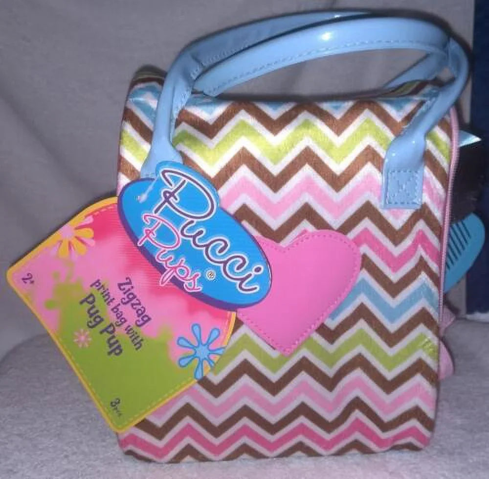 Pucci Pups Zigzag Print Bag with  Pup