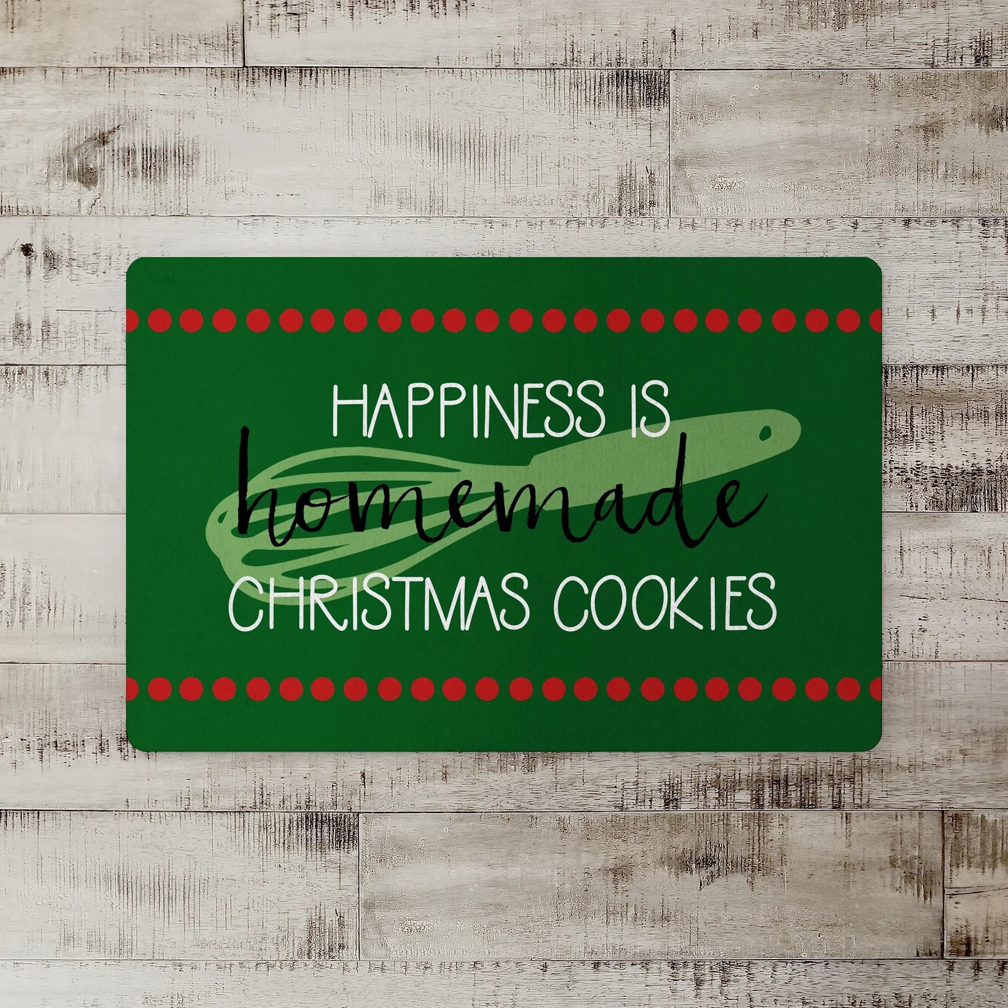 Creative Products Homemade Christmas Cookies 27x18 Floor Mat