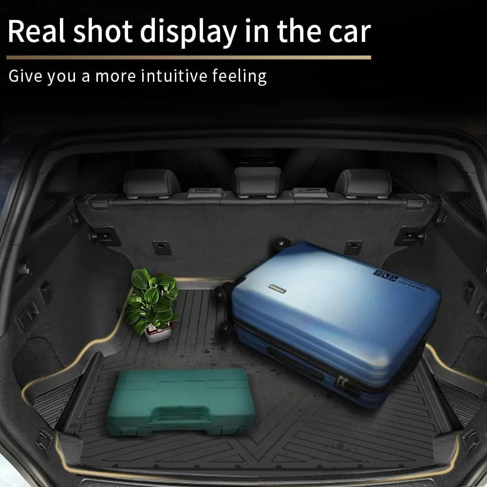Upgrade Camry Cargo Liner |  Custom Fit Trunk Mat for 2018-2023 Toyota Camry & Camry Hybrid Accessories, Rubber Cargo Mat Trunk Liner Floor Mat for Toyota Camry 2018 2019 2020 2021 2022 2023