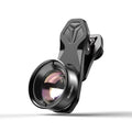 Aluminum Alloy 4K  Detachable Clip Cellphone Macro Camera Lens 40MM-70MM Shooting Distance Multi-Layer Optical Coated External Lens Accessory