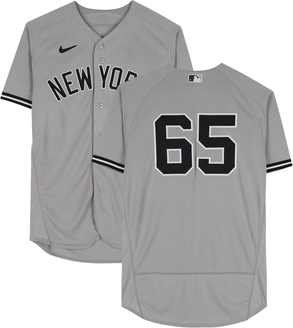 Nestor Cortes New York Yankees Player-Worn #65 Gray Jersey vs. Cleveland Indians on October 16, 2022 - Fanatics Authentic Certified
