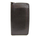 Pre-Owned Louis Vuitton Utah Zippy Organizer M97025 Men's Utah Leather Long Wallet (bi-fold) Coffee (Good)