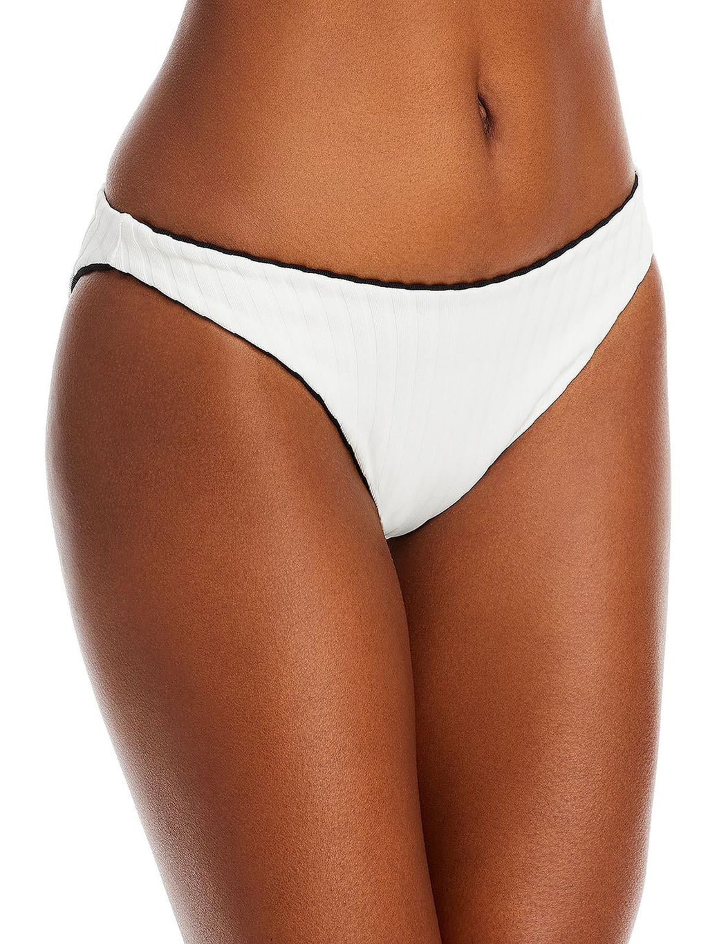 Solid & Striped Womens   Ribbed Reversible Swim Bottom Separates